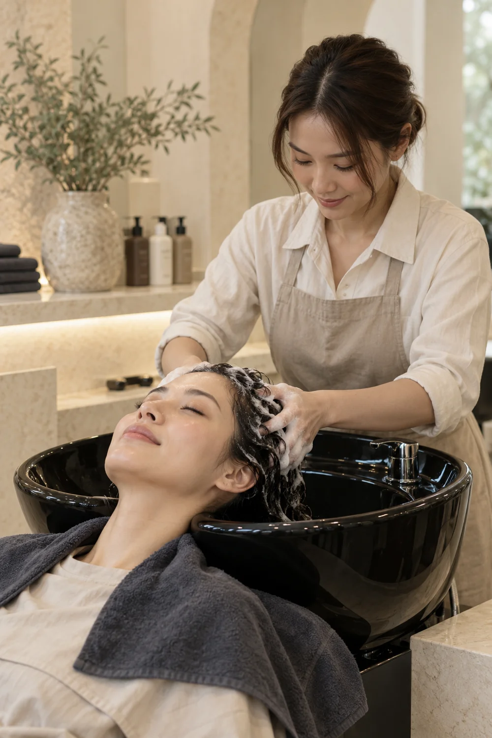 Treatments & healthy-looking hair
